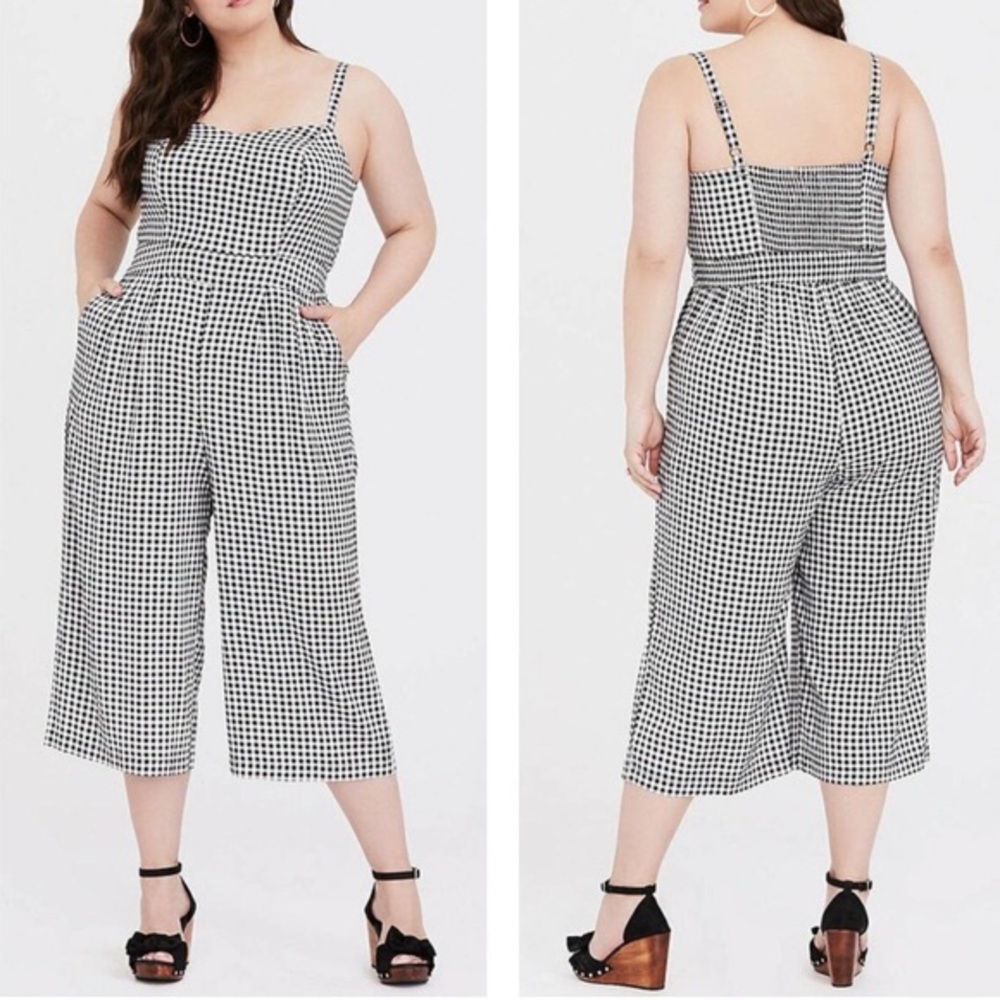 Gingham Torrid Jumpsuit